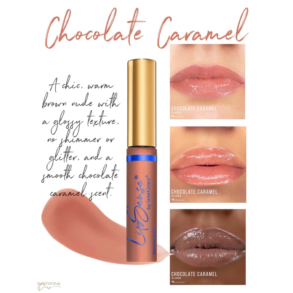 NEW SEALED Chocolate Caramel LipSense® Moisturizing Gloss MINI by SeneGence